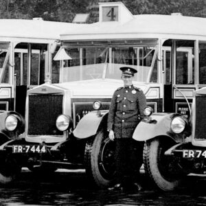 Blackpool Corporation FR7444, Leyland Lioness, Burlingham(?) Body
